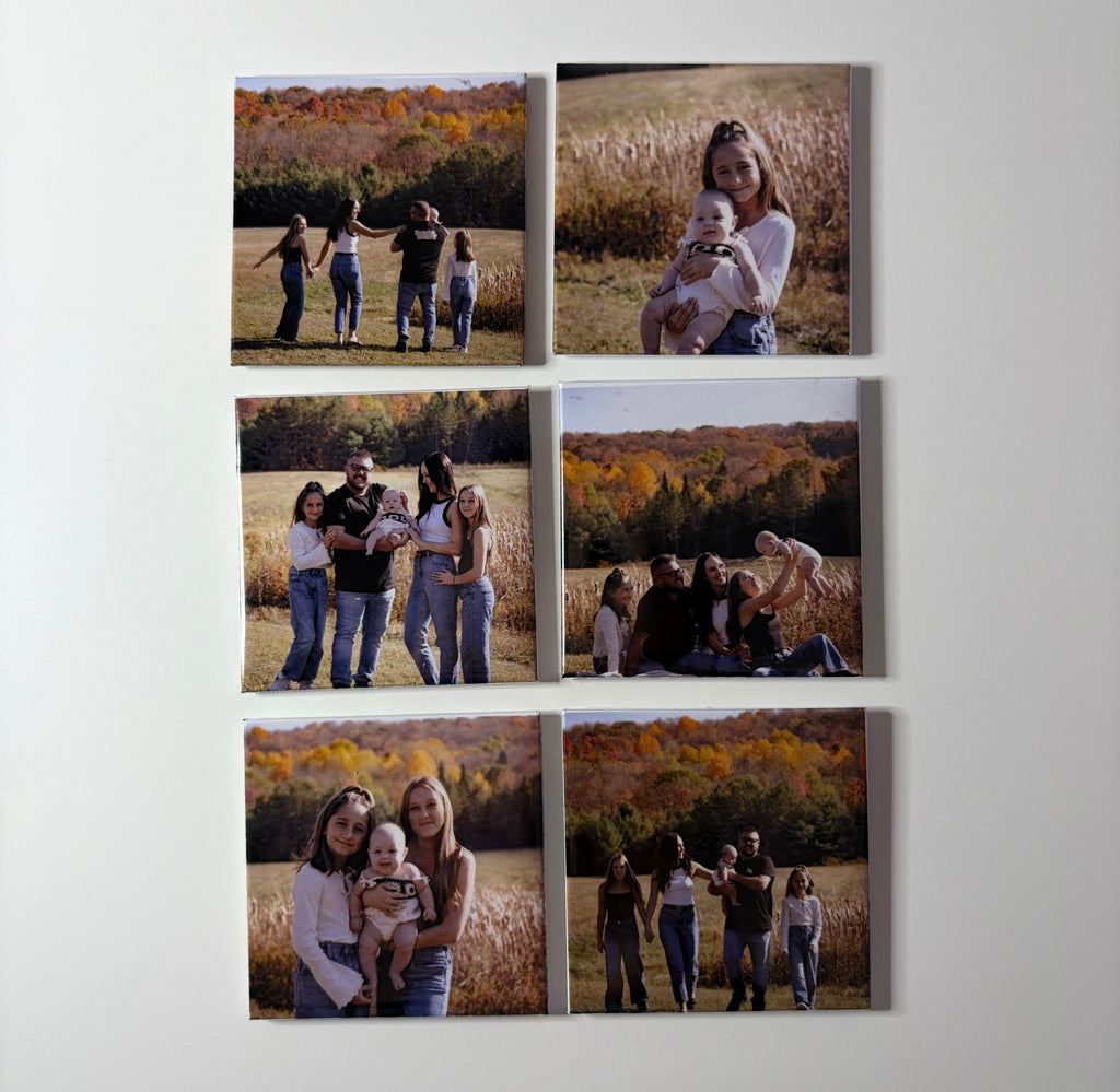 Ensemble de 6 aimants personnalisées