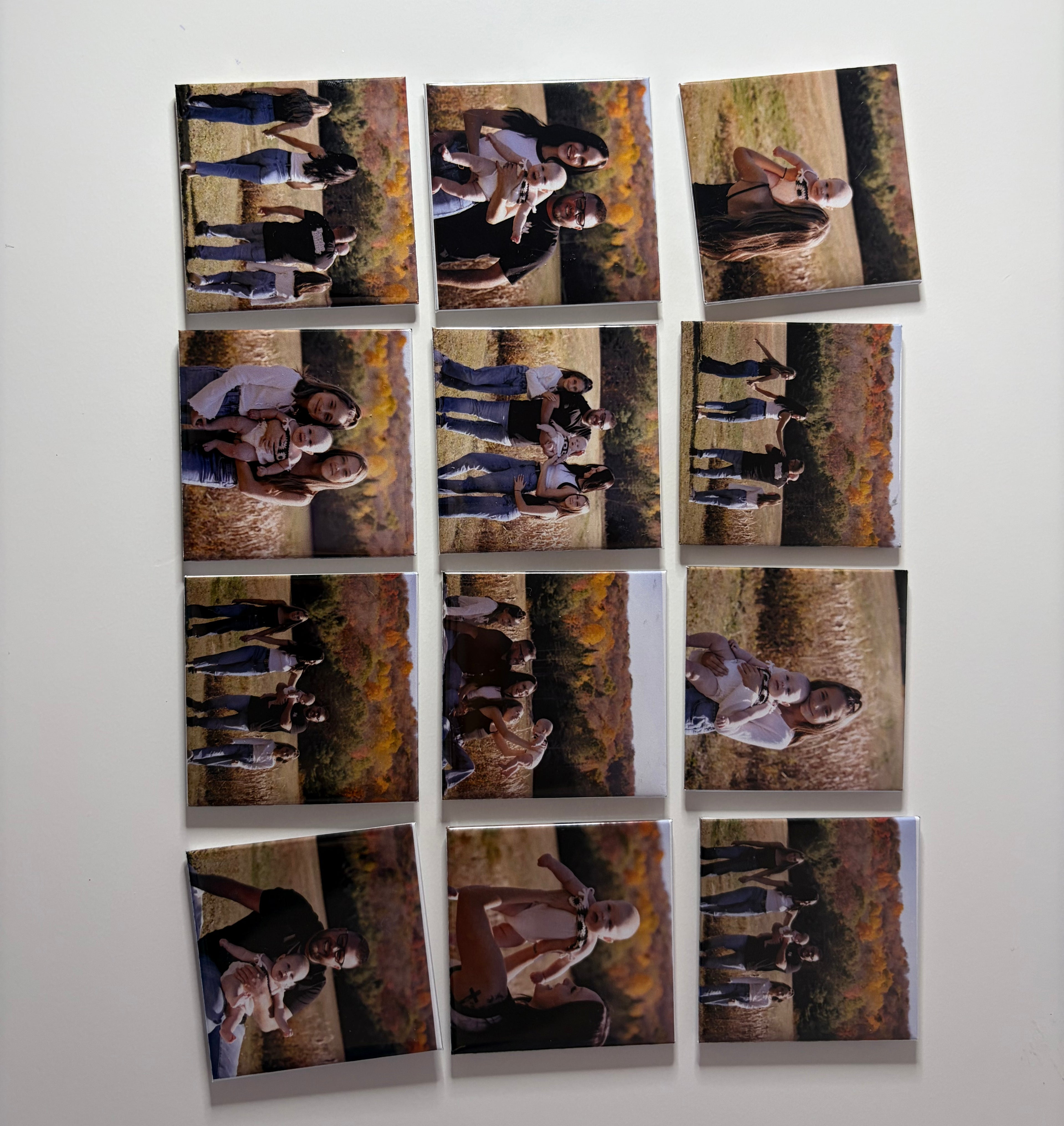 Ensemble de 12 aimants personnalisées